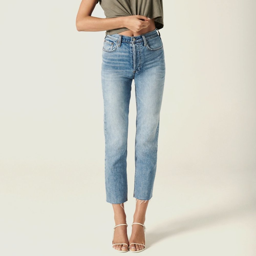 The Arlo High Rise Straight Jean, Size 27